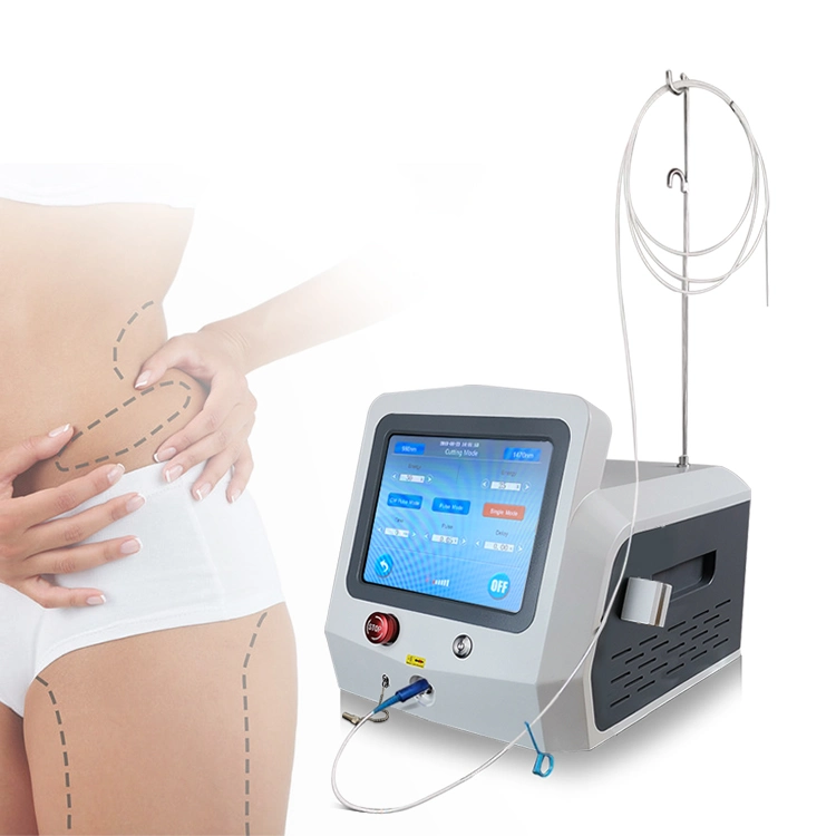 980nm 1470nm Lipolyse Fettentfernung 980nm Laser Collagen Regeneration Face Lifting 1470nm Laser Body Slimming Lipo Skulptur Lipolyse Laser-Gerät