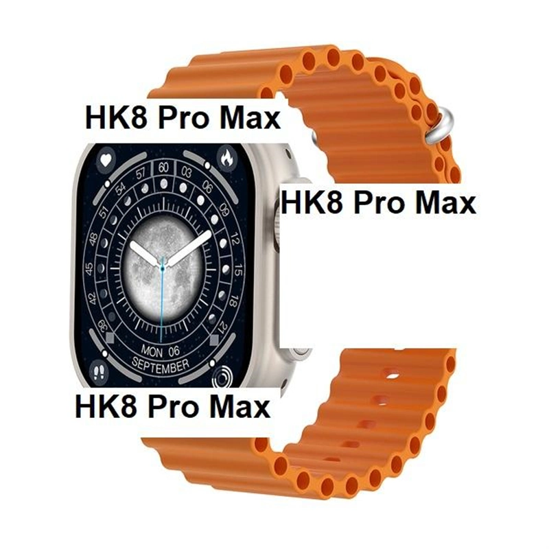 Customized Wholesale/Supplier HK8 Promax Smart Watch 2.12 Inch Big Screen Reloj Intelligent Smartwatch