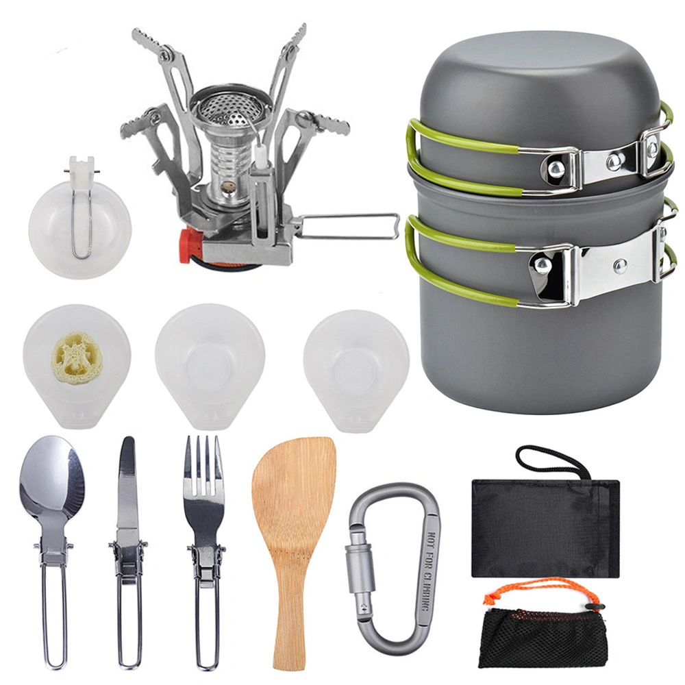 Camping Küche Kochen Outdoor Camping Klappbare Kochgeschirr Set mit Zubehör