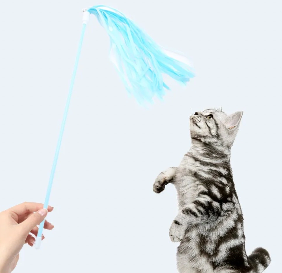 Hot Selling New Small Fresh Tassel Cat Teaser Cat Toys