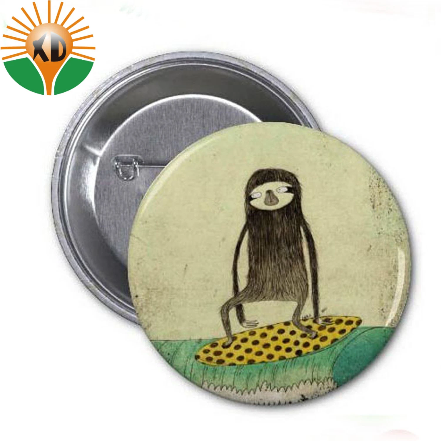 Best Selling Custom Tinplate Material Button Badge