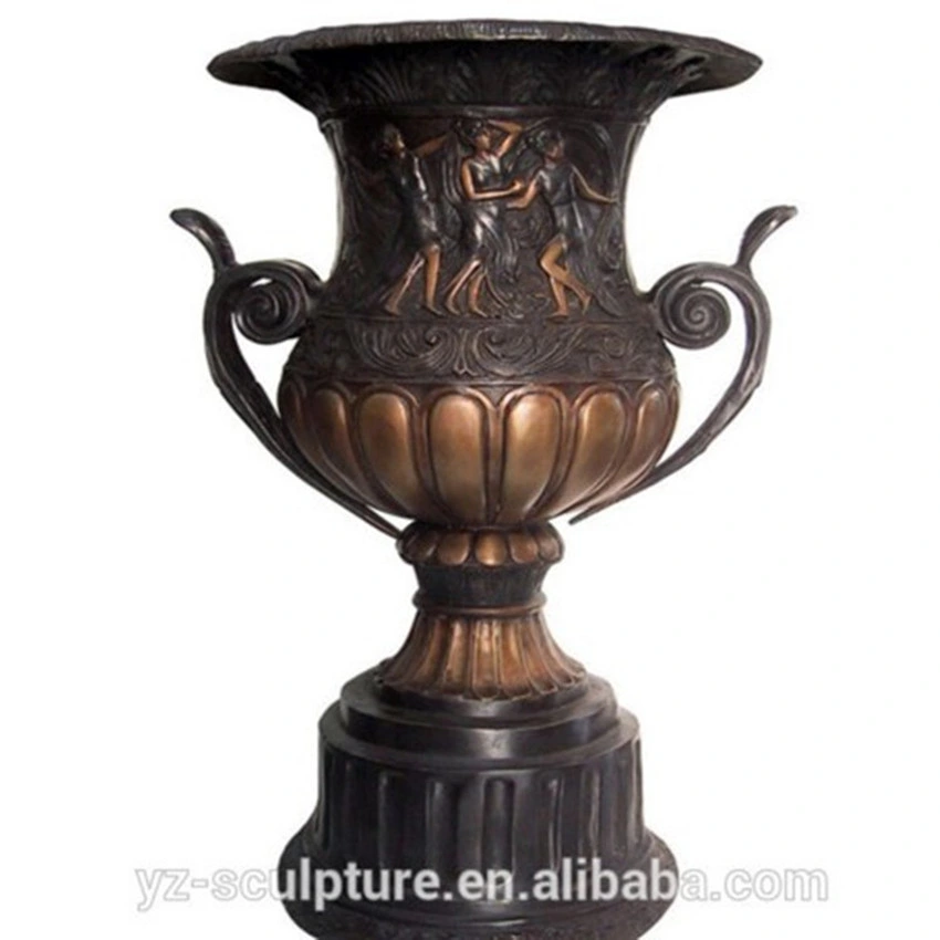 Home Garden Decoration Antique India Metal Brass Vase