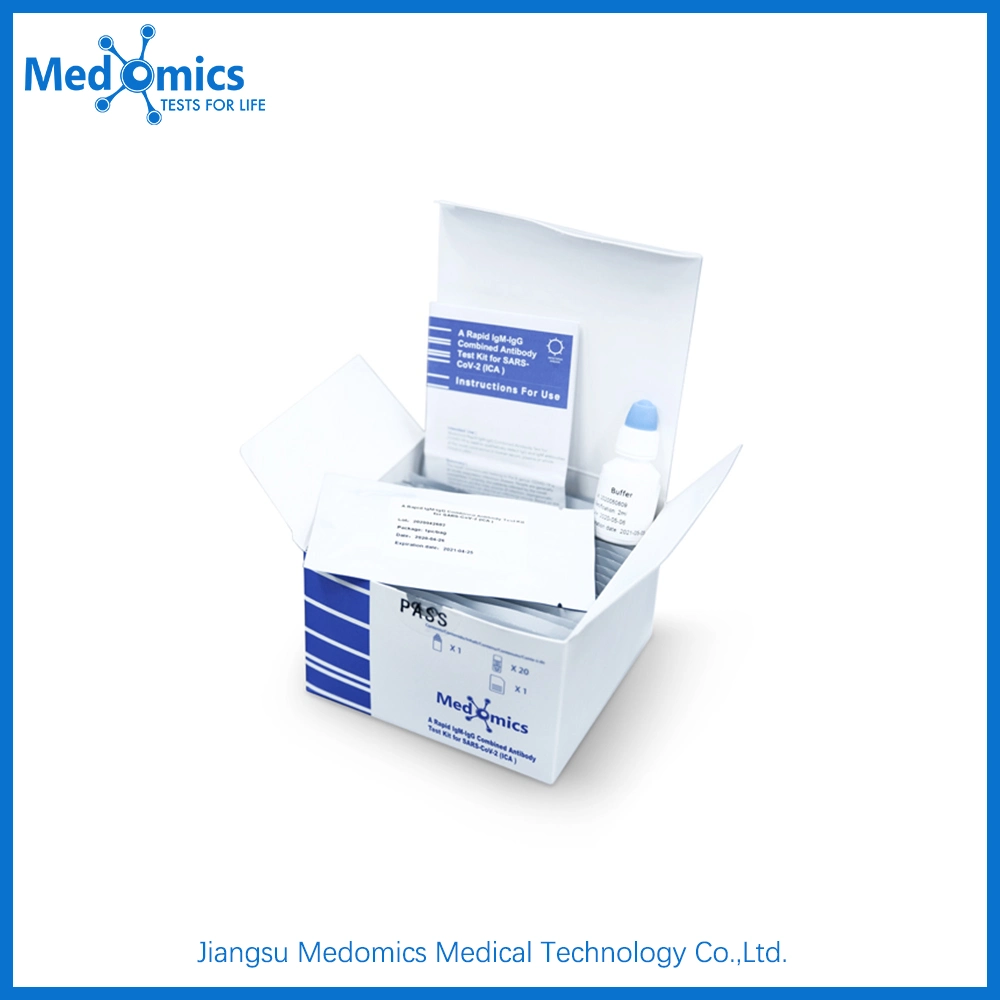 Medomics Neuartige Neue Infektiöse Virus Rapid Antikörper Medizinischen Test-Kit Mit CE-Kennzeichnung und Whitelist