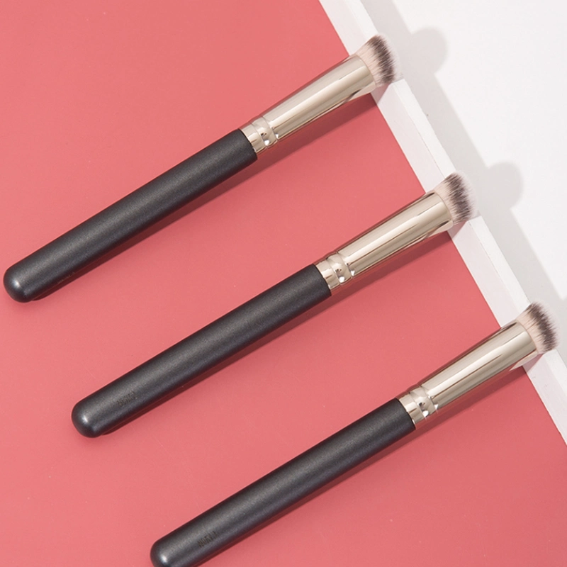 De alta calidad clásico Pelo de Cabra Vegan esponjoso de etiqueta privada de eye liner maquillaje sombra de ojos Eyeshadow Brush pincel de maquillaje