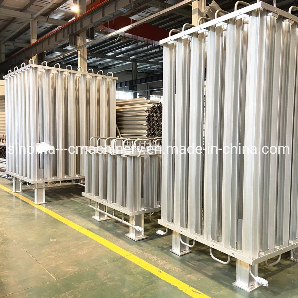 Safe Design LNG Cylinder Regasification Gas Station for LNG Filling Air Heated Vaporiser