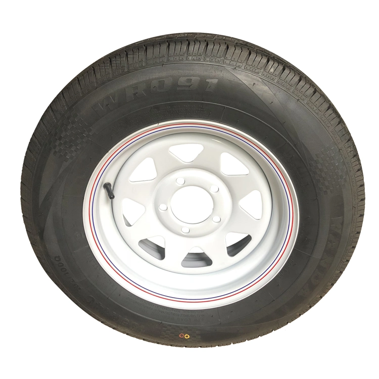 185r14c Truck Tires Fitted with Galvanized Wheel