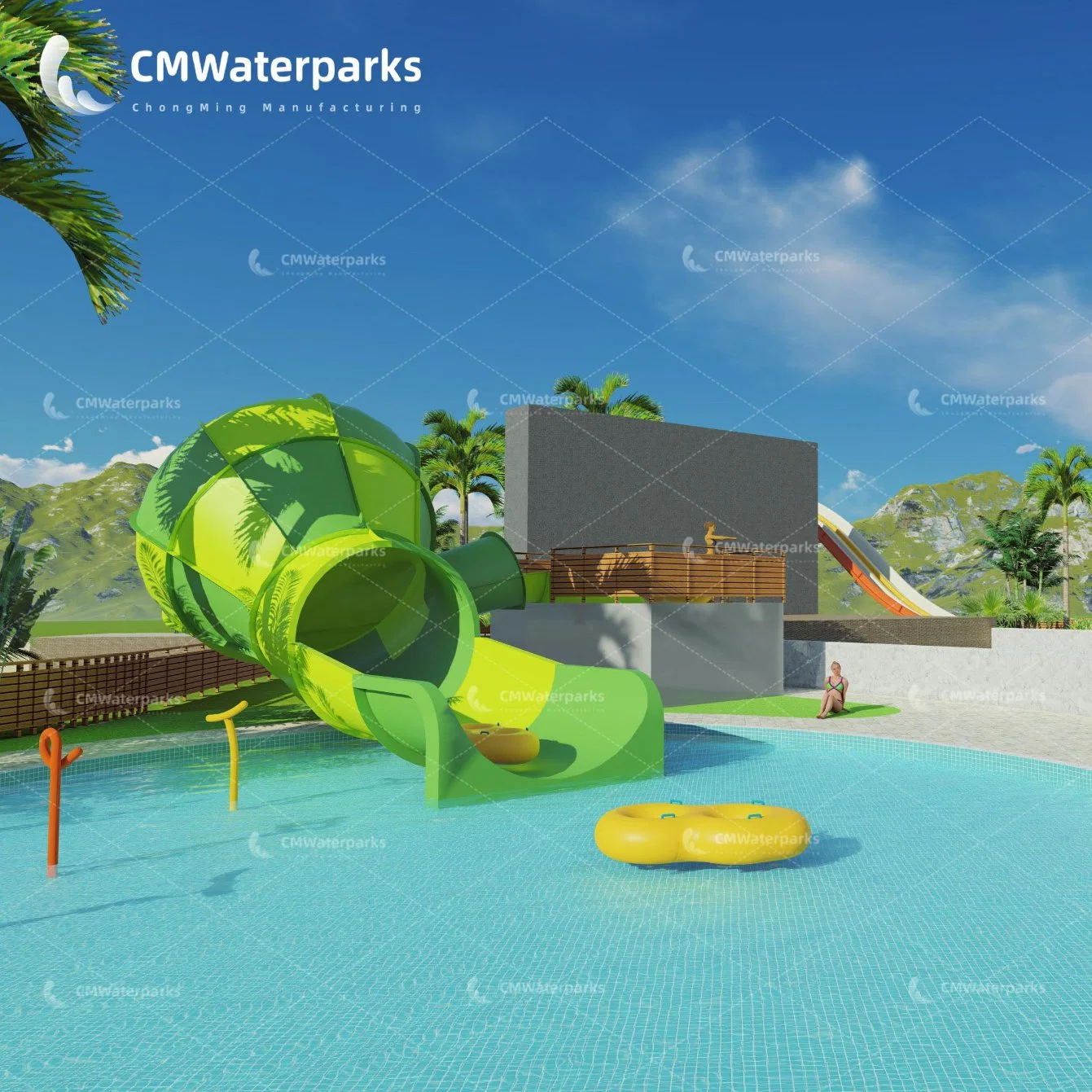 New Design Water Park Equipment Outdoor Water Slide Amusement Park Products