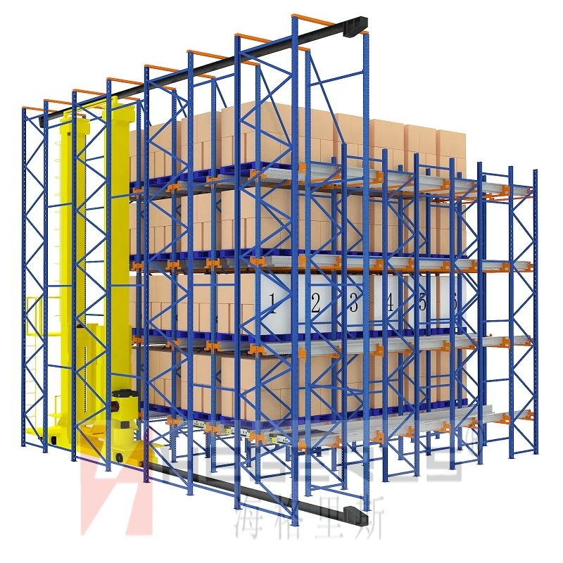 Almacén de estantería Asrs Industrial Sistema de estanterías