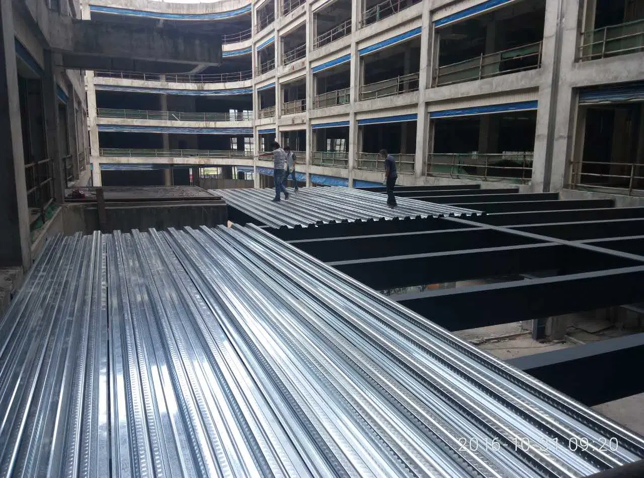 Durable Galvanized Mezzanine Flooring Prefabricated Steel Structure Warehouse for Office House Project