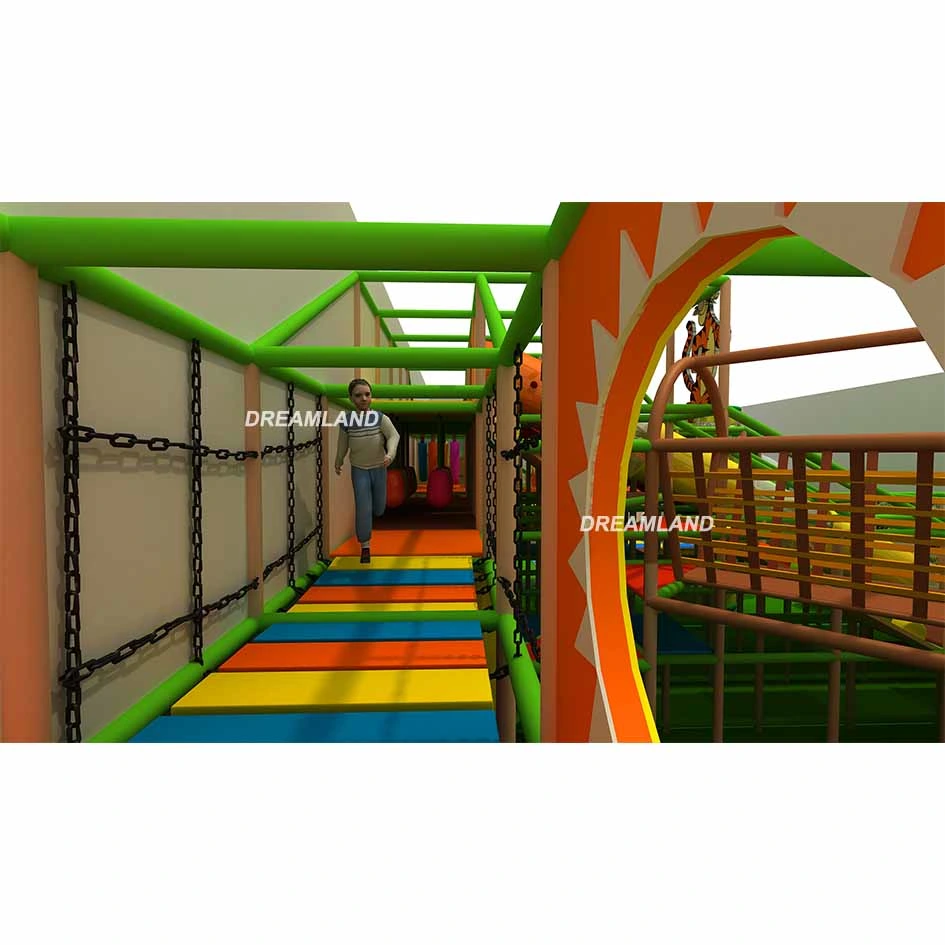 Gymnastic Kids Fun Swing Equipment Indoor Ball Pool Play Side Indoor Playground for Shopping Mall