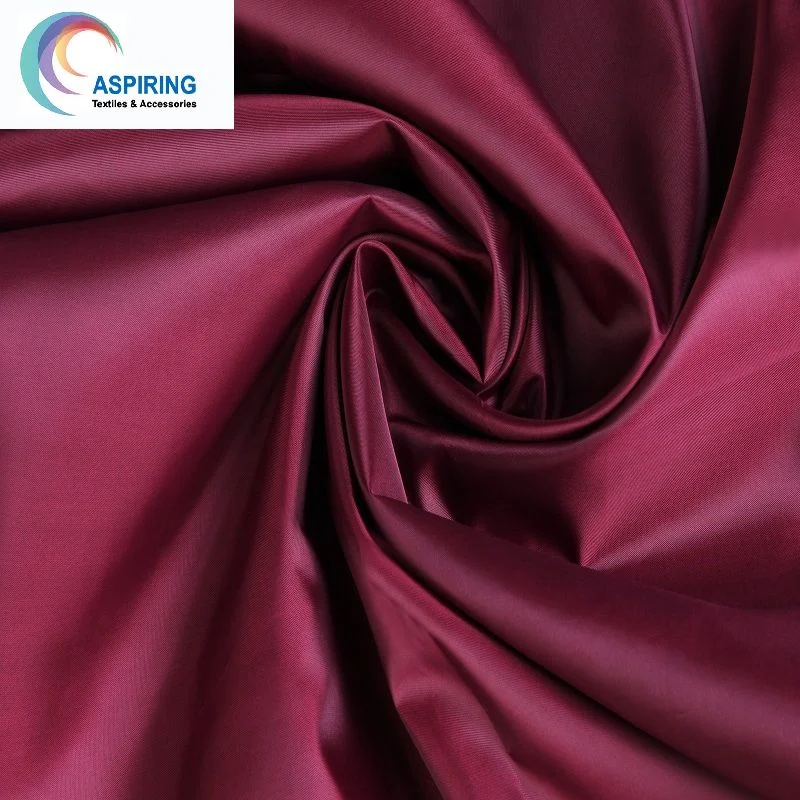 170t PU Silver Coated Printed Umbrella Taffeta Fabric