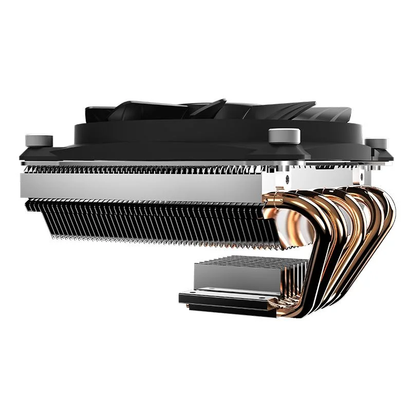 5PCS Direct Copper Heat Pipes Low Profile CPU Air Cooler, Support Both Intel and AMD Cpus, Unique Top-Down Accelerated Cooling Design