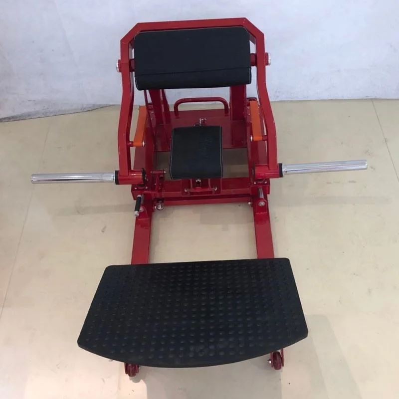 Equipamento de força carregado com placa DH-02 Glute Drive Barbell Hip Thrust Ginásio Fitness Glute Bridge Machine