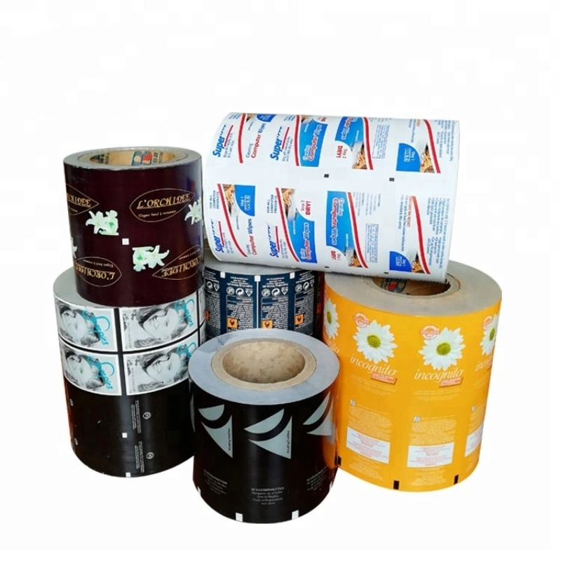 Facial Mask Packaging Customized Logo Printed PE CPP Plastic Film Roll