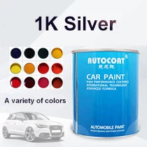 Popular Wholesale/Supplier Spray Acrylic Auto Paint Highly Metallic Car Paint Filre HS 1K Medium White Silver FM206