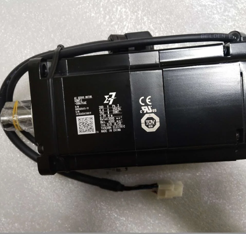 750W Yaskawa Sigma 7 AC Servo Motor with Brake Sgm7j-08afc6e