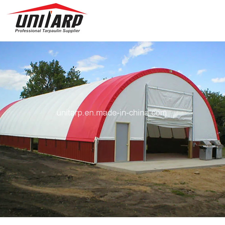 Warehouse Storage Using Protective PVC Tarpaulins