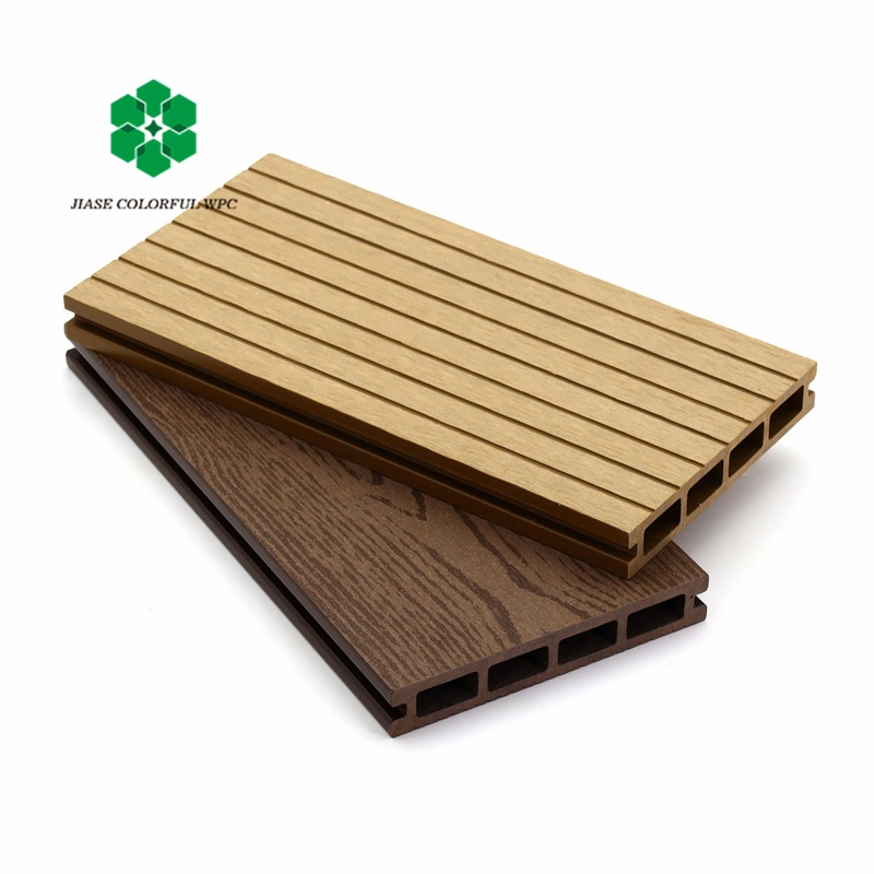 Hot Sale Cheap Price Outdoor WPC Material Wood Plastic Composite Decking Board, 140*25 Both Sides Grooves, with CE Certificates