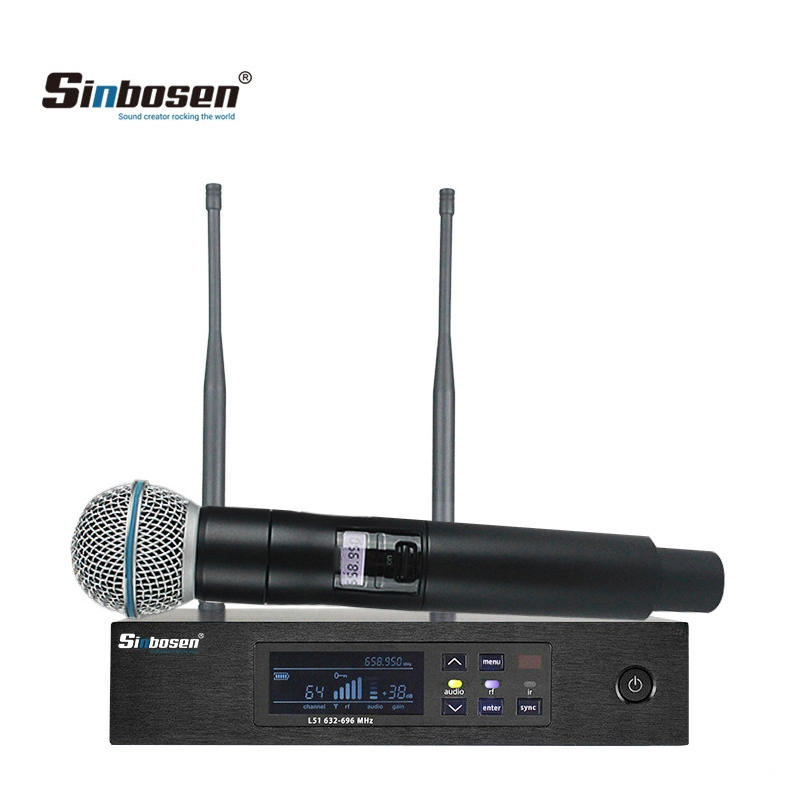 Wireless Karaoke Microphone Qlxd4 Studio Equipment Wireless Professional Microphone