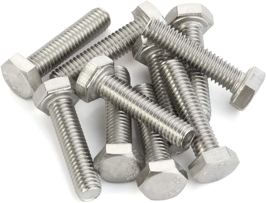 Fasteners Stainless Steel Hex Bolt DIN 933 DIN 931 Bolts Nuts Washers Heavy Hex Hexagon Bolt