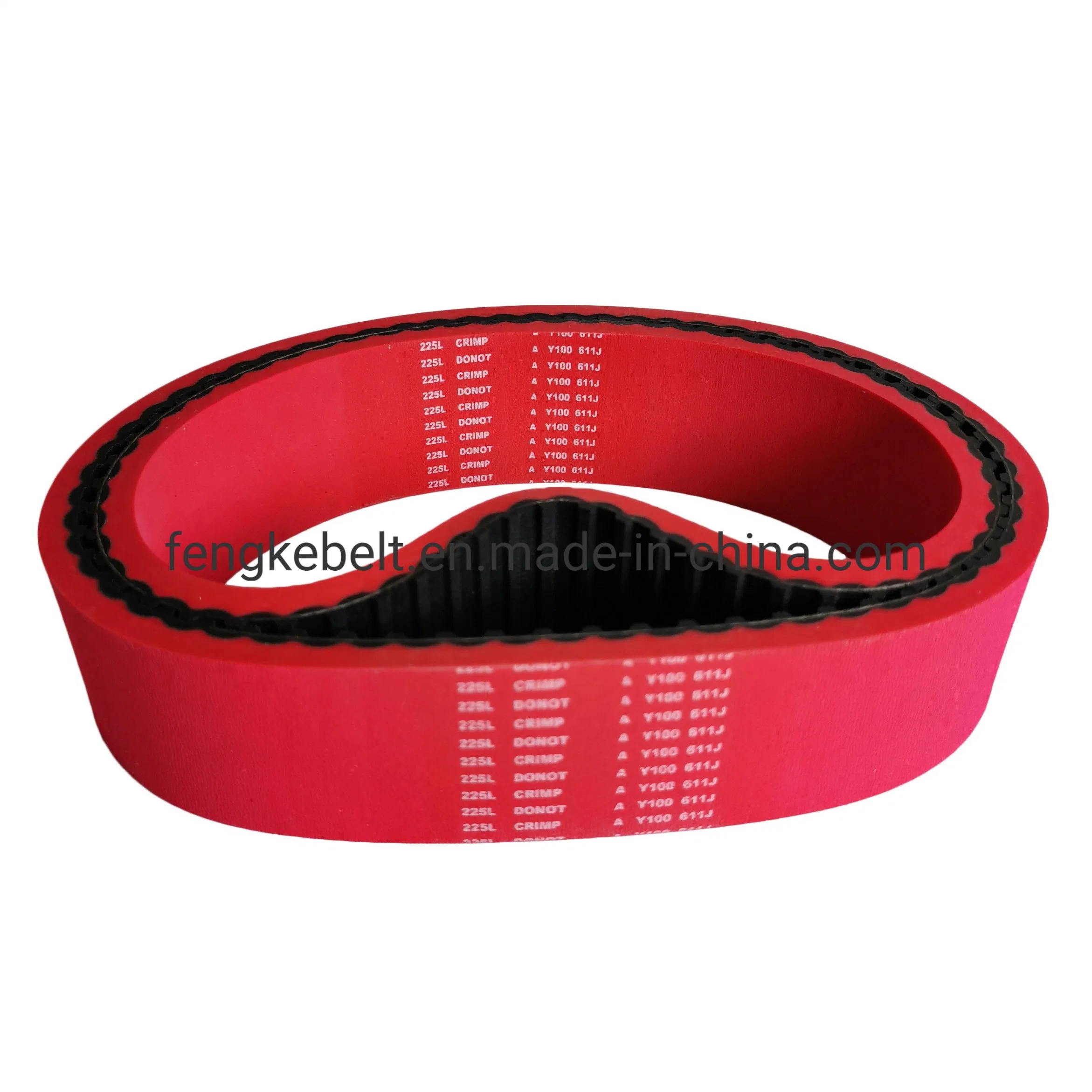 225L200 Red Rubber Coating Vacuum Film Packaging Machine Timing Belt