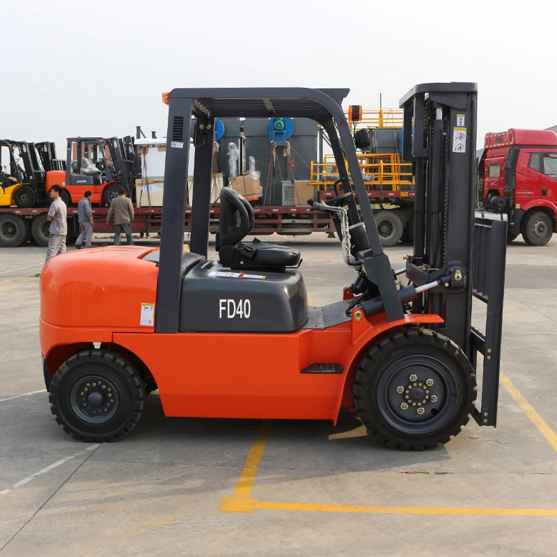 Four Wheels 1.5ton 2ton 3ton 4ton 5ton 10ton 3m 5m 6m Battery Operation Electric Diesel Gasoline LPG Terrain Rough Fork Lifter Truck Forklift with Factory Price