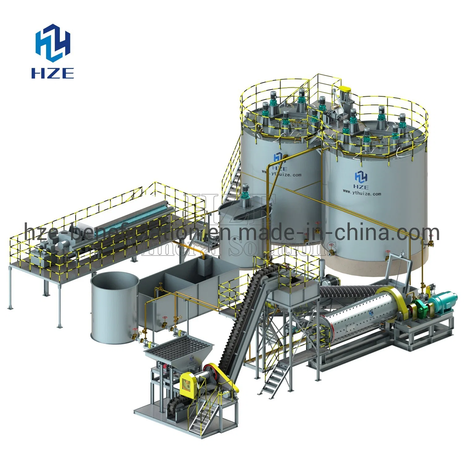 EPC Gold Equipment for CIL Plant with Processing Engineering Design