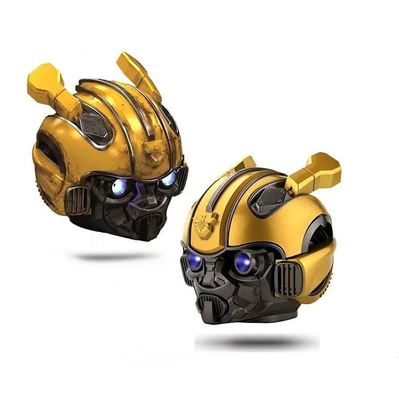 LD-Bumblebee daño de guerra Mayoreo Diseño de la Yute Mini Audio portátil inalámbrico Altavoz para exteriores de alto volumen Bluetooth para subwoofer