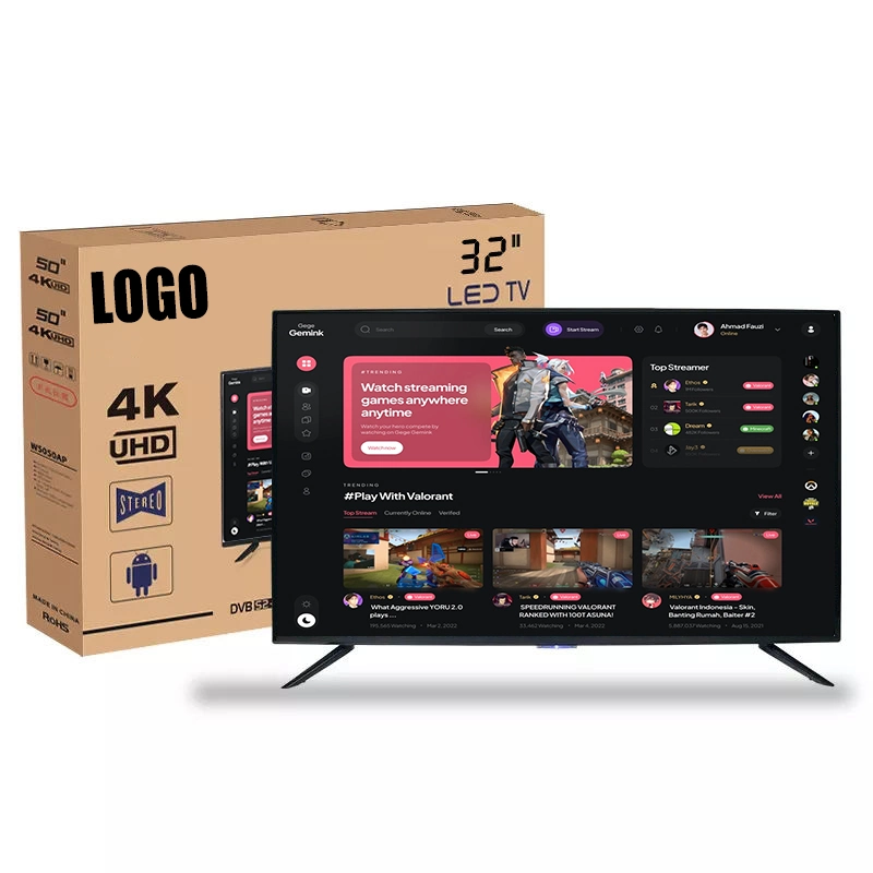 75/85/100-Zoll-LCD-LED-Multimedia-Mini-Fernseher Digital HD Explosionsgeschützter Android Touchscreen Smart TV