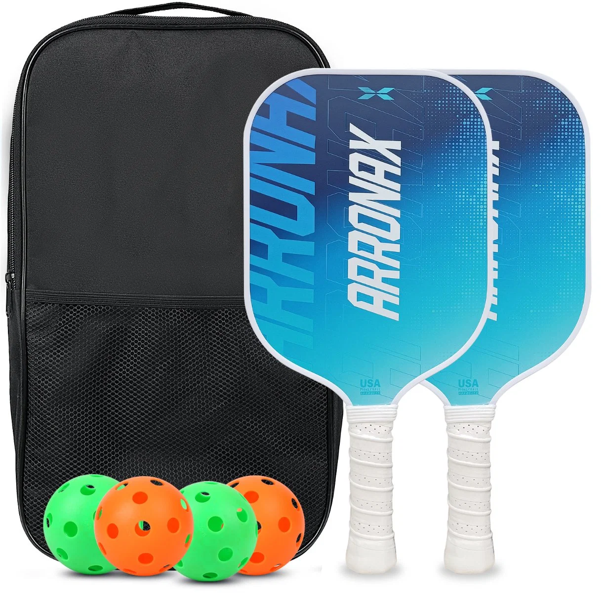 2 Pickleball paleta incluye 4 Bola y bolsa Pickleball