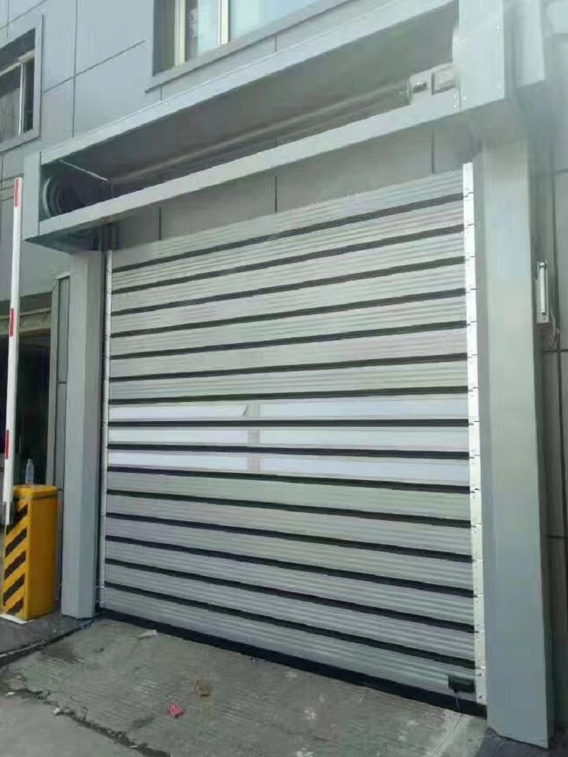 Puerta de almacén / garaje de cierre rápido de aleación de aluminio