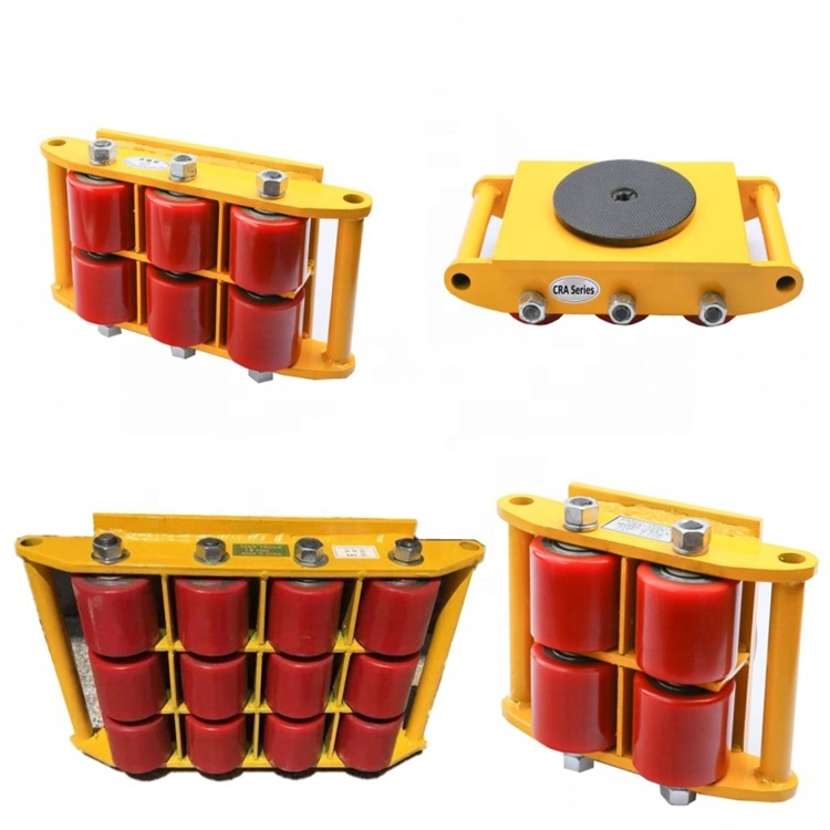 6 Ton Loading Cargo Trolley Multi Roller Skates