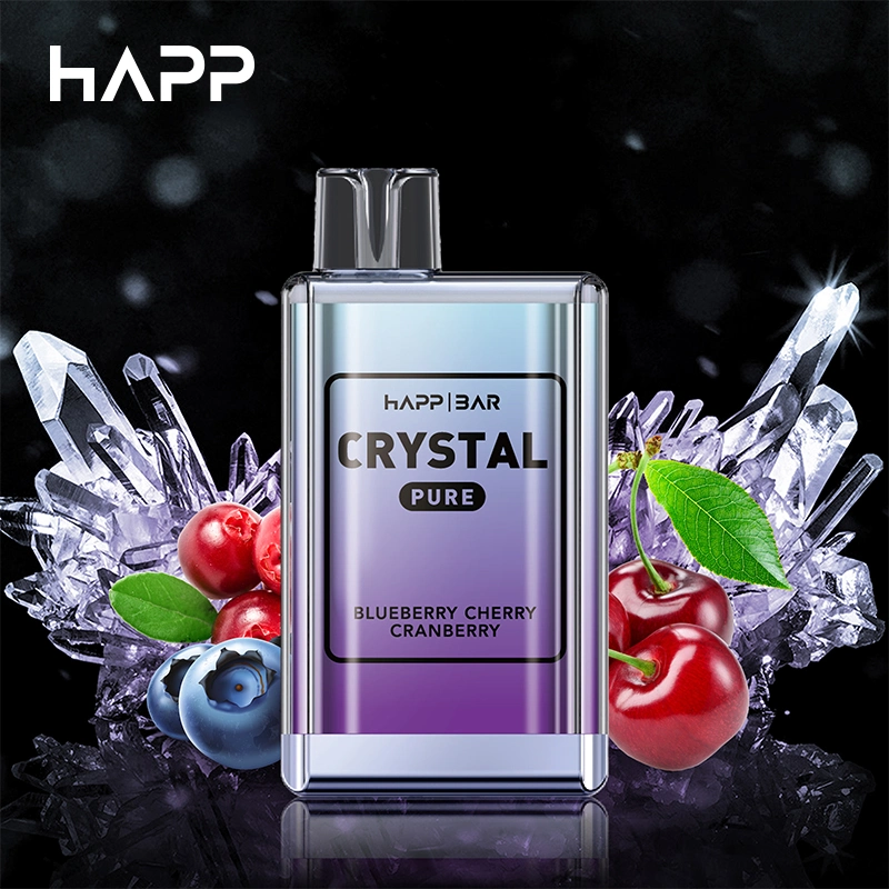 Happ Bar Crystal 6000 Puffs 12ml 1500mAh Disposable/Chargeable Vaporizer Vapes Pen Whplesale I Vape