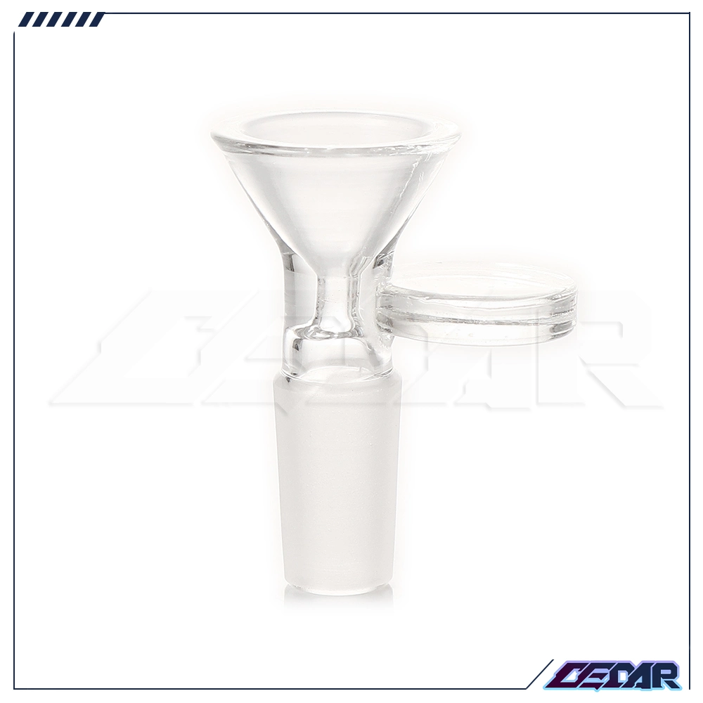 High Borosilicate 14mm 18mm Transparent Handle High Borosilicate Glass Bowl Water Pipe Bowl Tobacco Hookah Smoking Accessories