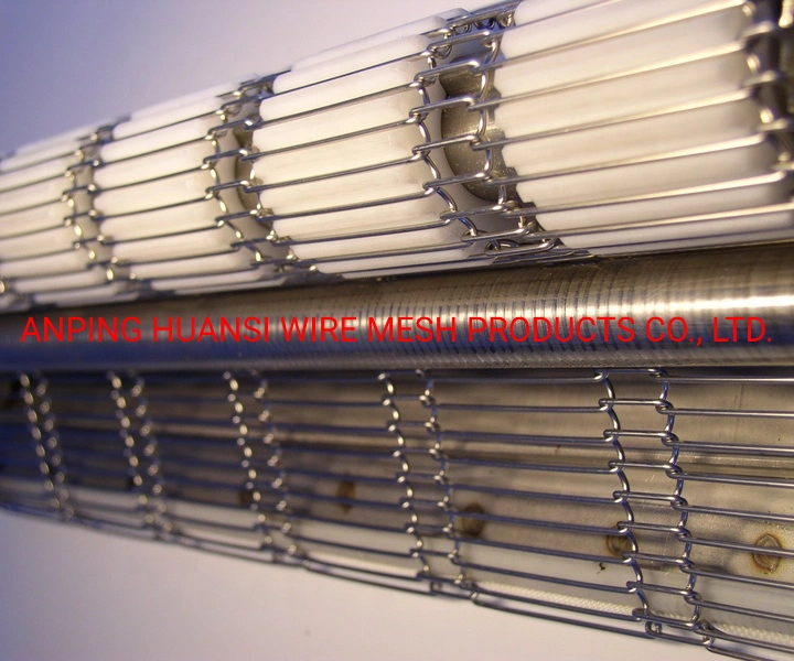 Flat Flex Conveyor Wire Mesh Belt for Cooling Drying/Candy Equipment/Biscuit Baking