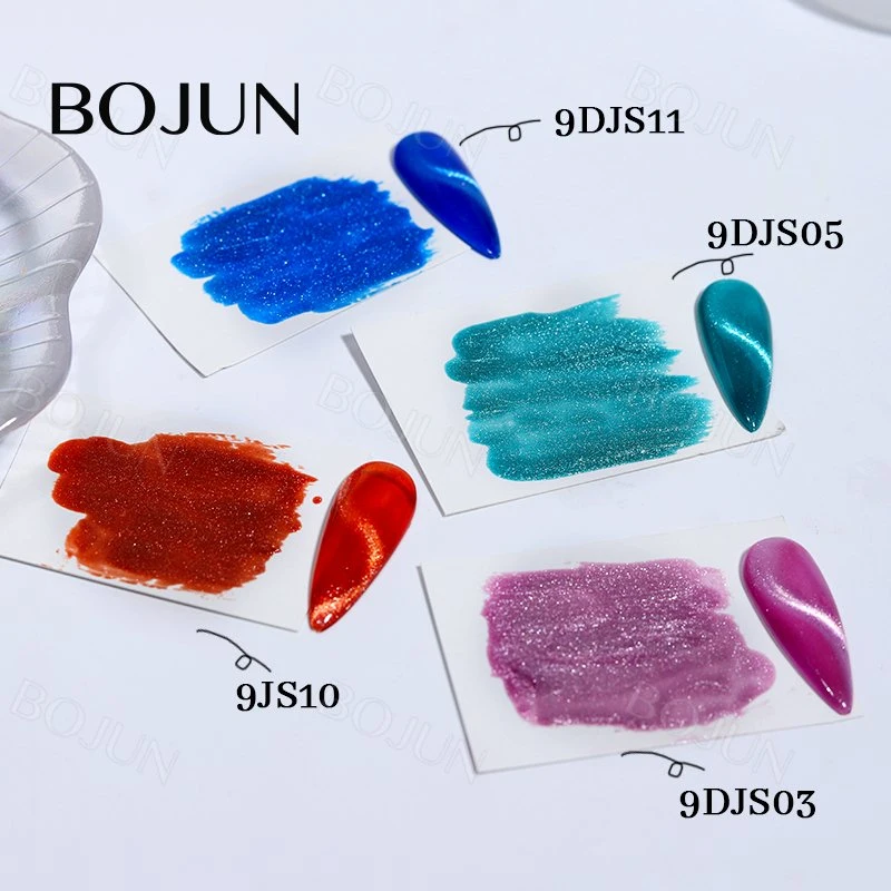 Wholesale/Supplier 9d Snow Flakes Smoothie Cat Eye Nail Gel Polish