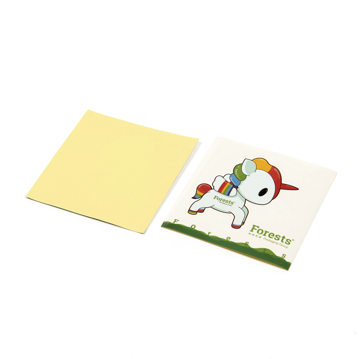 Custom Logo Eco-Friendly Label Stickers Customized Business Card