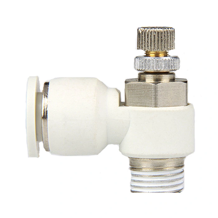 New Business Ideas Black SL Flow Speed Air Volume Control Valve Tube Pneumatic Connector Quick Fittings