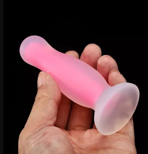 New Luminous Anal Plug Glow in Dark Colorful Butt Plug Anus Dilator Adult Prostate Massager Sex Toys for Men Women Gay Couples