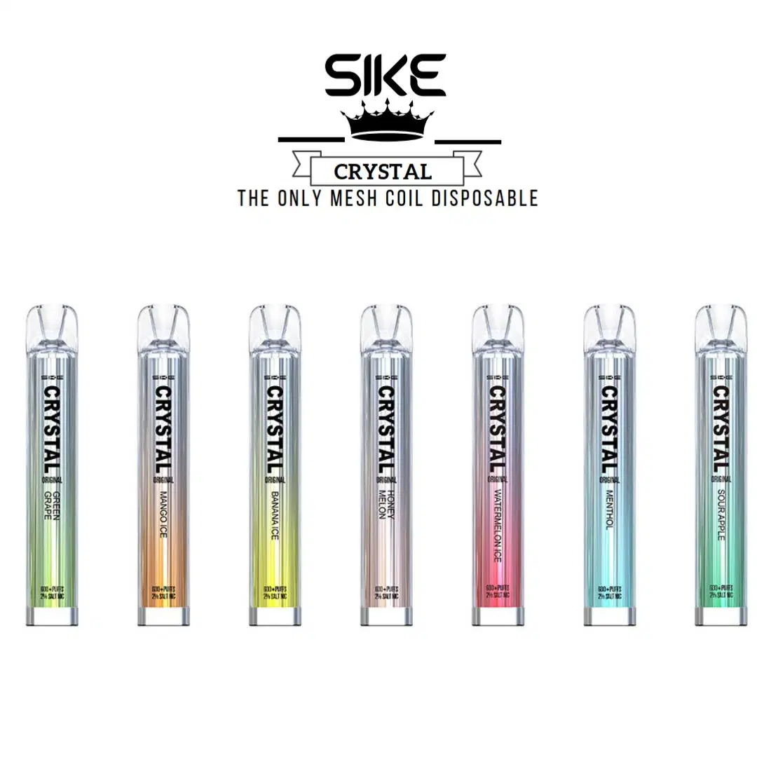 Wholesale/Supplier Crystal 600 Puffs Disposable/Chargeable Vape Pen Bar Vape Mod 650mAh E Cigarette