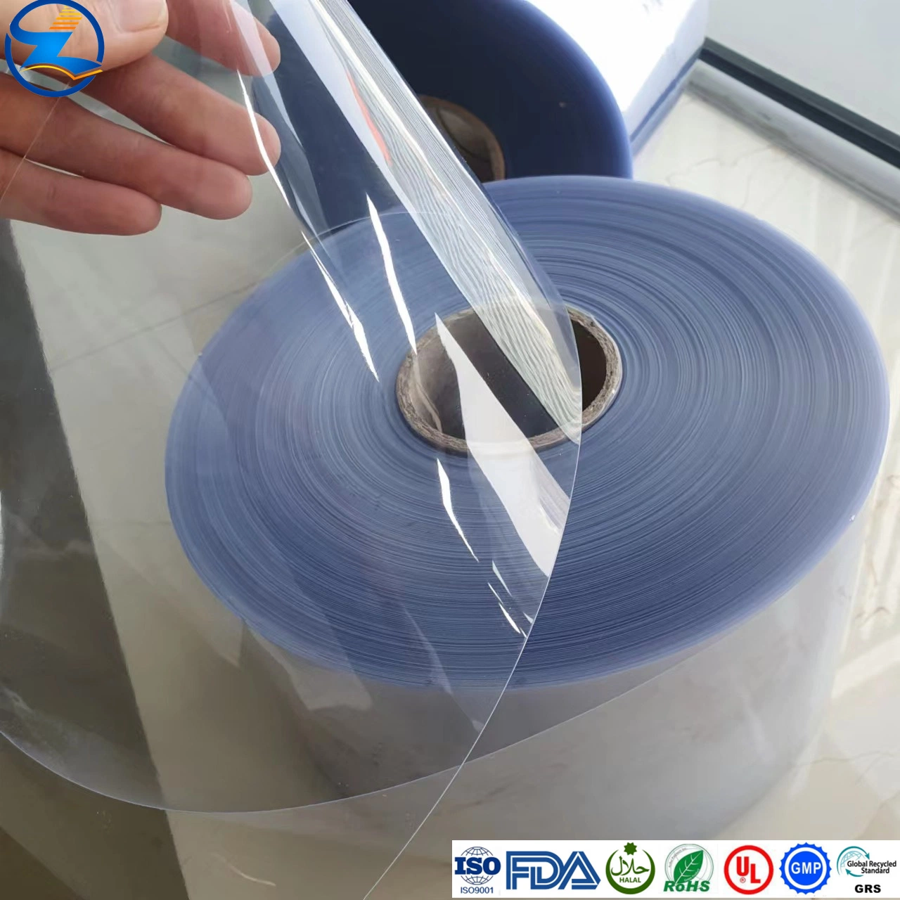 Customizable Size Pharma PVC/PVDC Film Sheet Material PVC Card Material Plastic Sheet for Medicament