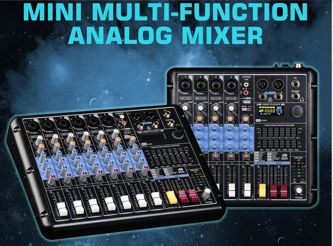 Professioneller Mini-Audio-Mixer mit guter Qualität für HT Home Musik-Player Und Aufnahme