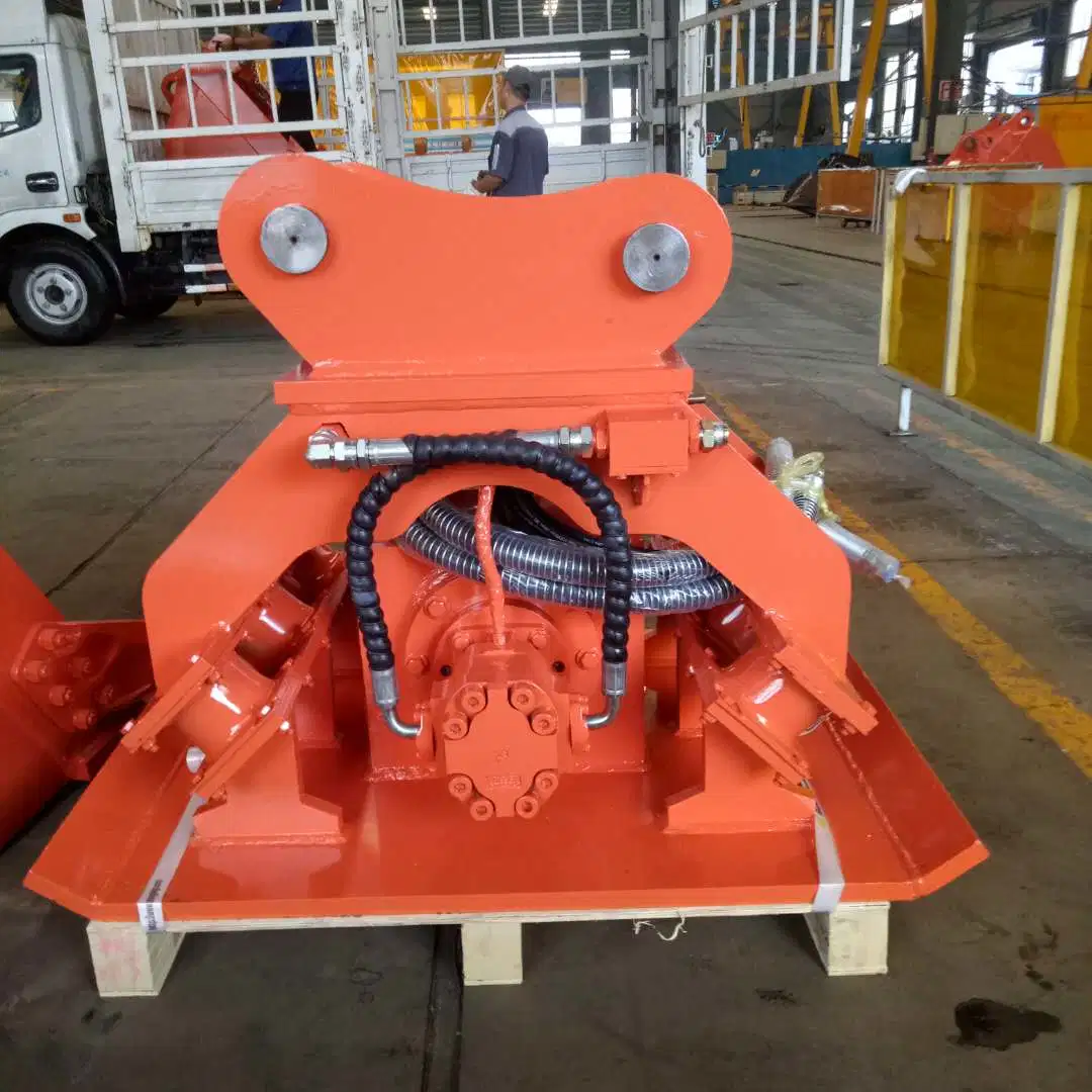 Earth-Moving Machinery Hydraulic Vibrator Plate Compactor for 24-30 Ton Excavators Construction Machine