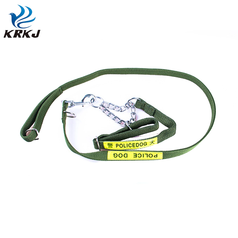 Tc1114 Good Quality Wholesale Tactical Dog Reflective Leash and Collar Lead Set