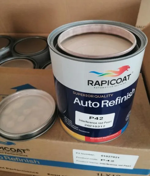 Color Effect Long Lasting Metallic Automotive Refinish 1K Basecoat Pearl Metallic White Excellent Adhesion Power