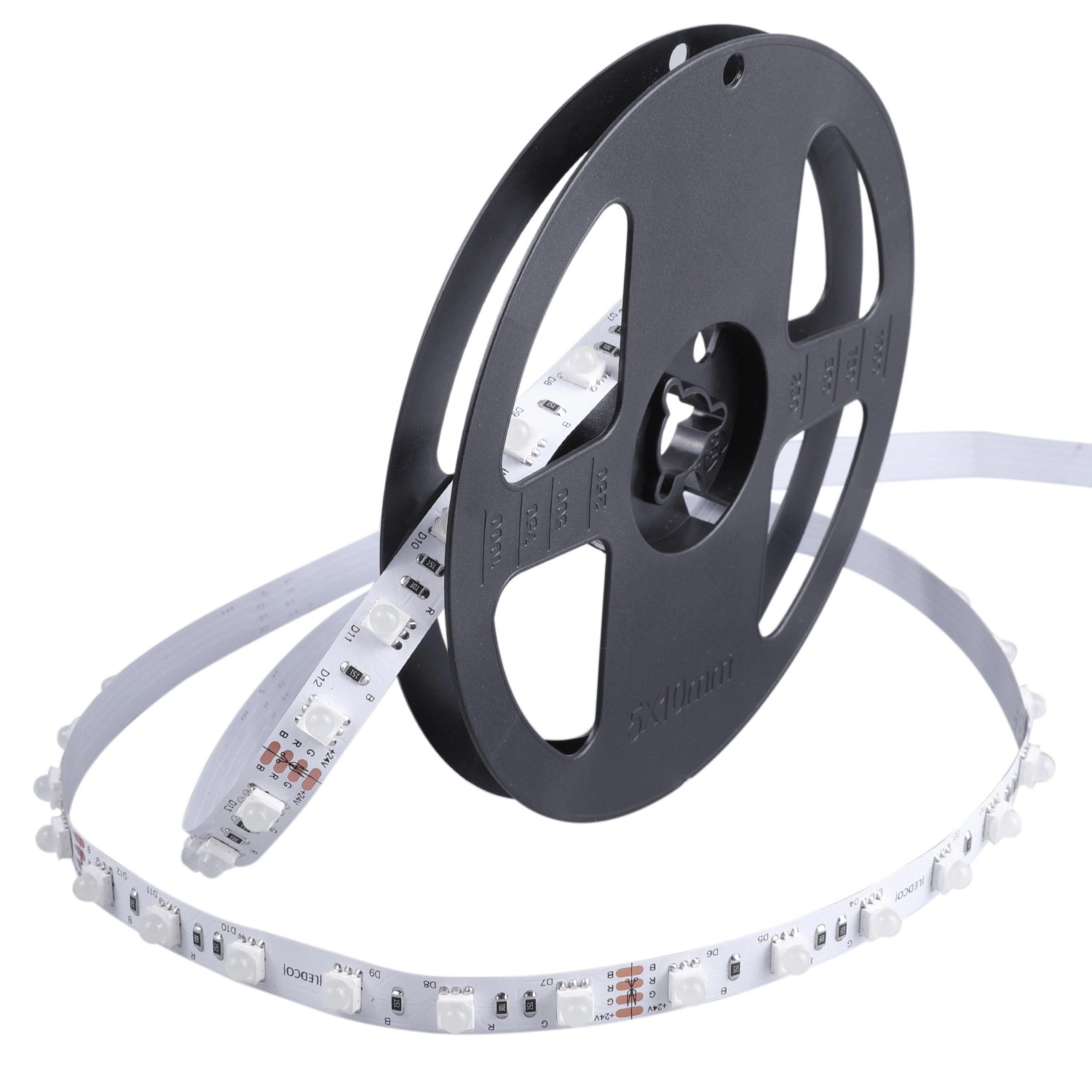 IP20 14watt/M SMD5050 RGB 30 degree light led bar with lens