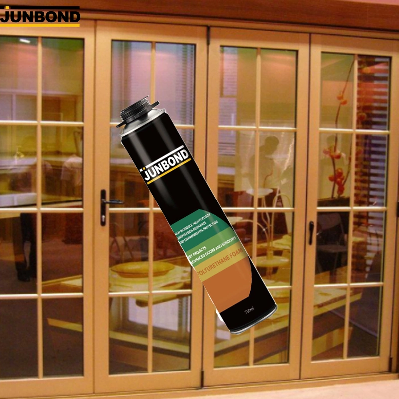 500ml 750ml PU Polyurethane Low Expanding Foam Sealant Used for Building Windows Doors