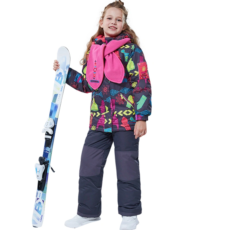 Niños traje de esquí de bebé mono niños′ S espeso cálido y.. Chaqueta de invierno impermeable para niños
