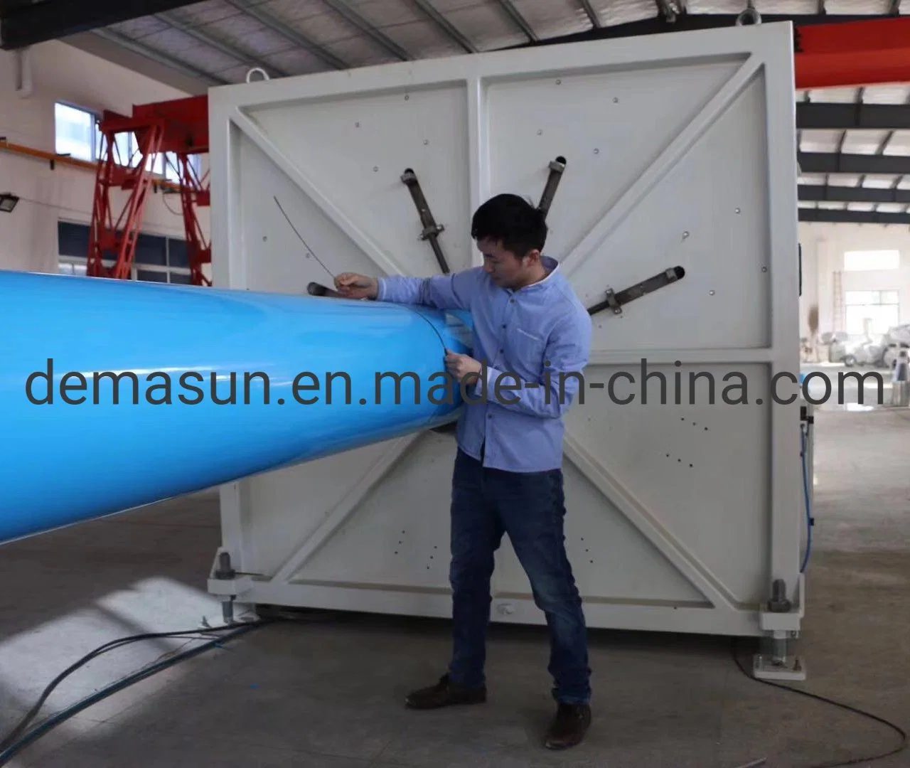 Biaxially Oriented PVC Pipe Machine PVC-O Pipe Manufacturing Process UPVC CPVC Pipe Machine PVC-O Extrusion Line Plastic Machine Oriented PVC