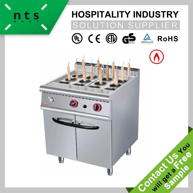 Commercial 4 Four Gas Burner with Gas Oven Hotel Restaurant Kitchen Equipment